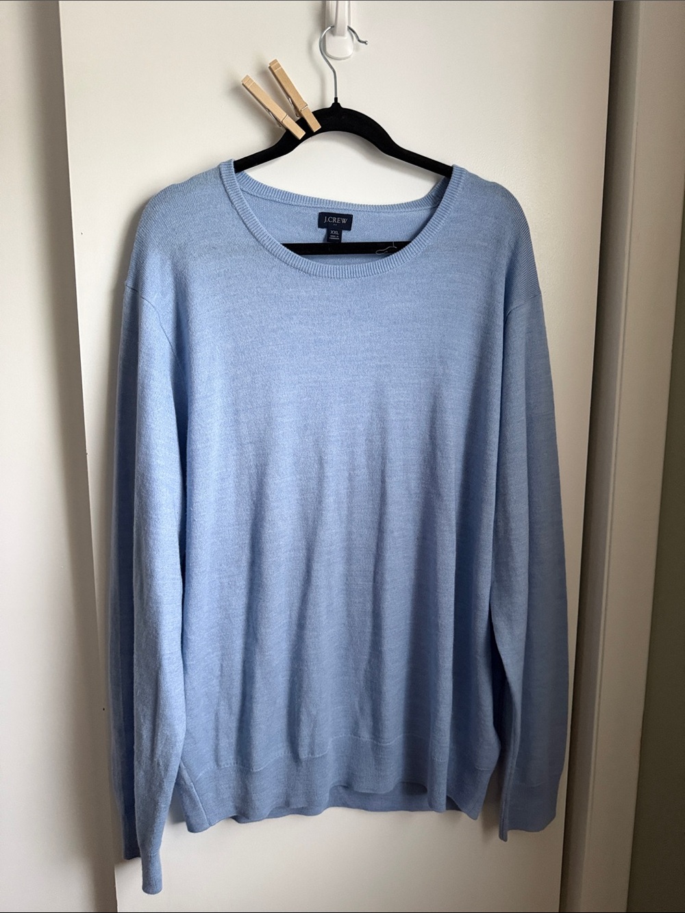 J. Crew Men’s Light Blue Crewneck Sweater